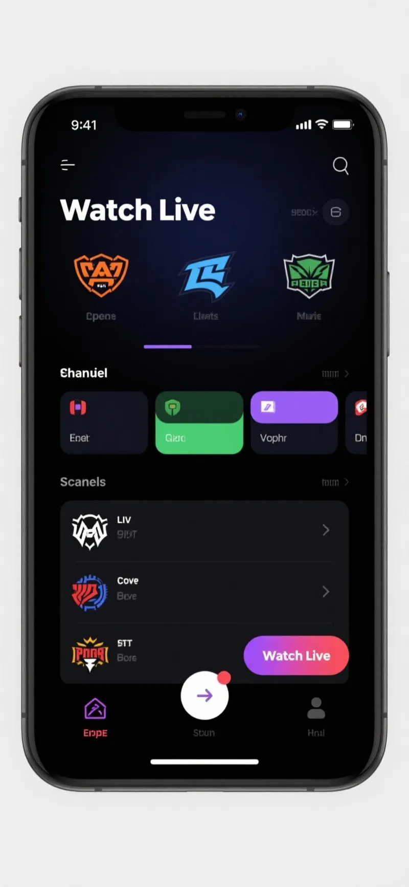 LPL新赛季 App Interface